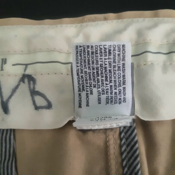 GAP 34x30 Slim Fit Light Tan Colour 100% Cotton Men's Chinos - Picture 8 of 13